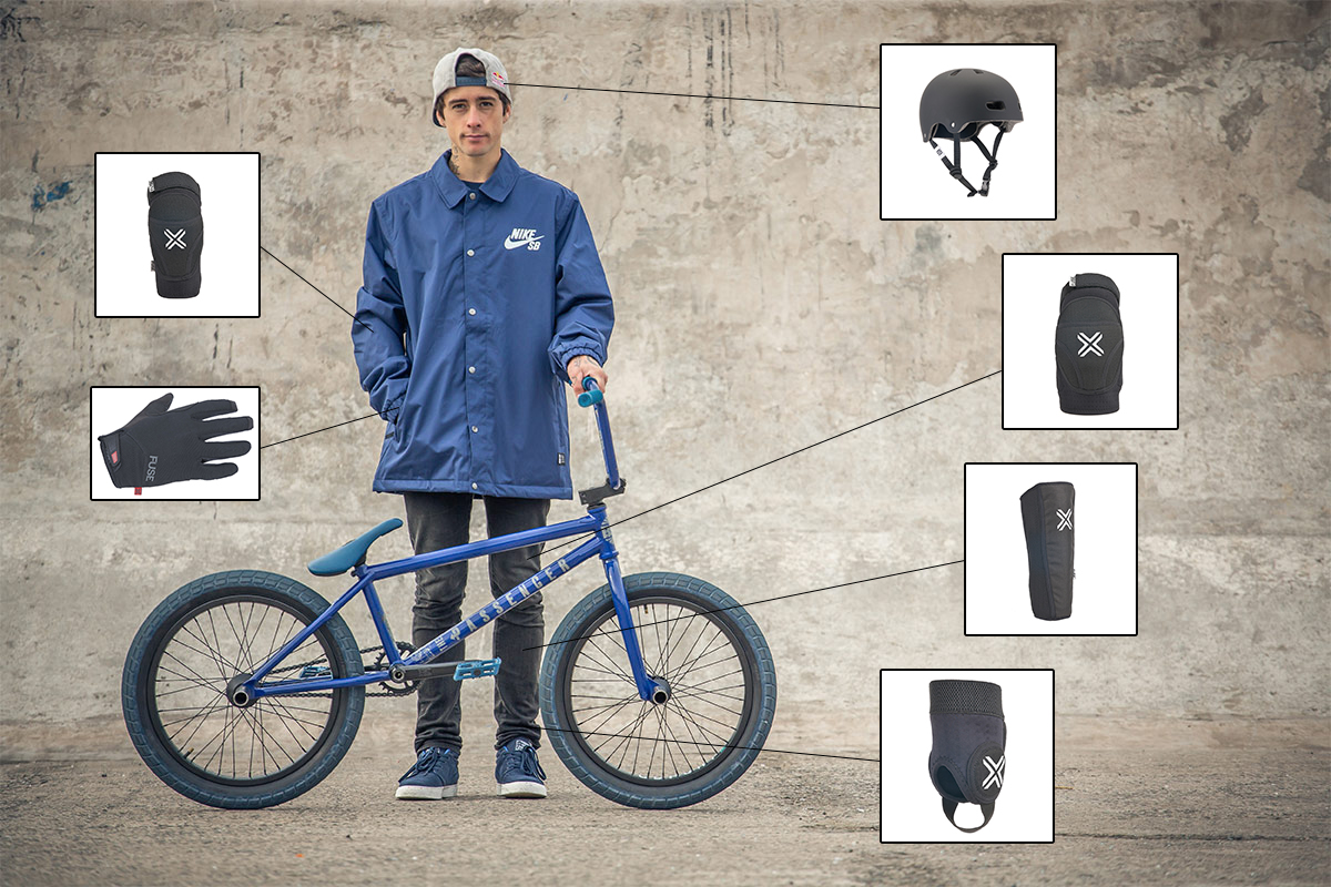 Bmx knee clearance pads