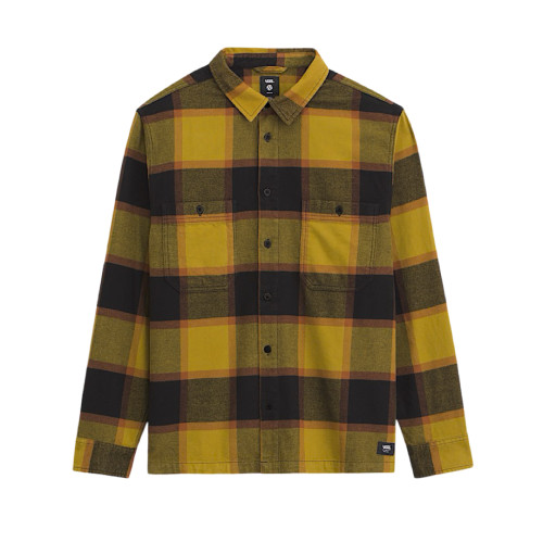 Vans LARKSPUR PLAID FLANNEL Burnt Gold/ Blk