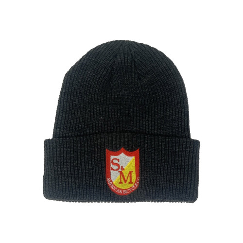 S&M RIBBED Cuffed Beanie Grey