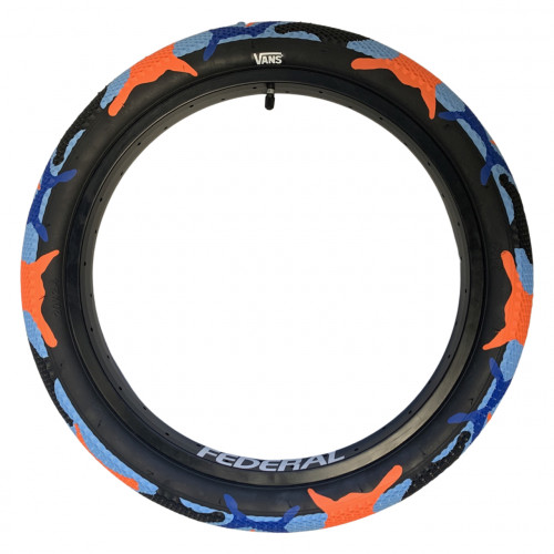  Cult VANS Tyre Blue/ Orange Camo/ Black Wall