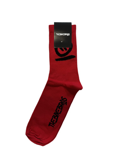 Thebikebros BIG HEAD Light Socks Red/Black