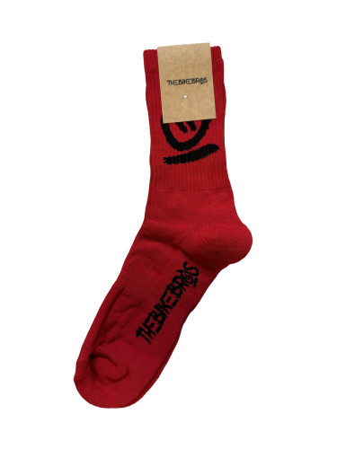 Thebikebros BIG HEAD Soft Socks Red/Black