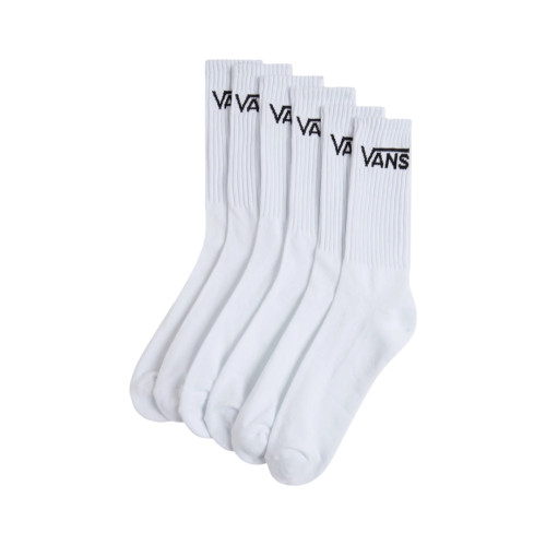 Vans CLASSIC CREW Socks White 6 Pack