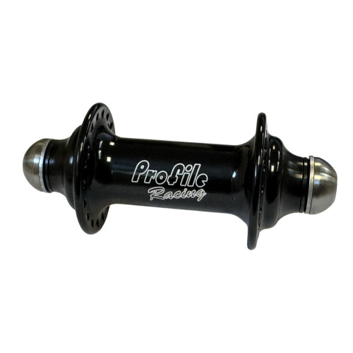 Profile ELITE Front Hub Black with Titanium Button Head Bolts