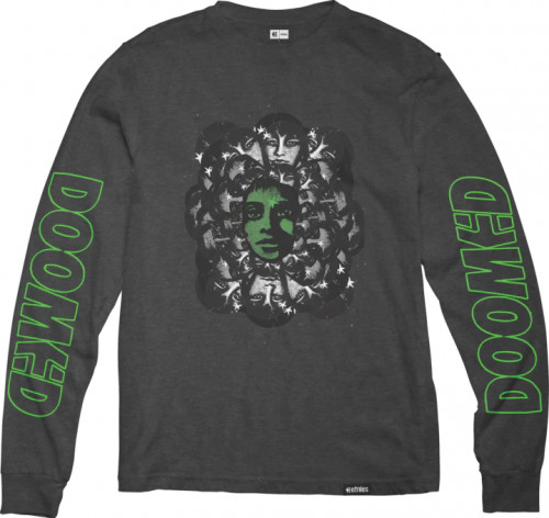 Etnies X Doomed L/S Tshirt Charcoal/Heather